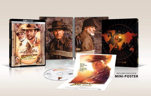 Indiana Jones and the Last Crusade Limited-Edition 4k Steelbook open