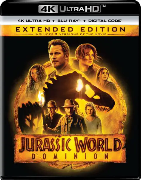 Jurassic World Dominion 4k Blu-ray