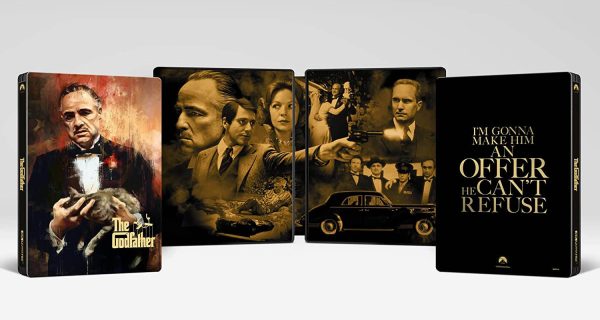 The Godfather Part 4k Blu-ray SteelBook open