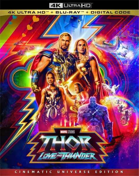 Thor: Love and Thunder 4k Blu-ray/Blu-ray/Digital Edition