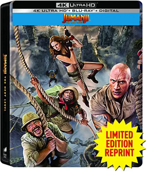 Jumanji-The-Next-Level-4k-Blu-ray-SteelBook-Reprint