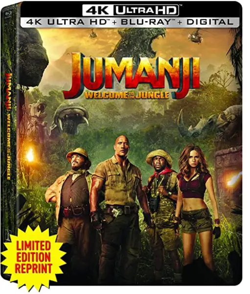 Jumanji-Welcome-To-The-Jungle-4k-Blu-ray-SteelBook-Reprint