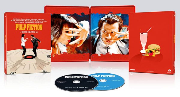 Pulp Fiction 4k Blu-ray SteelBook open