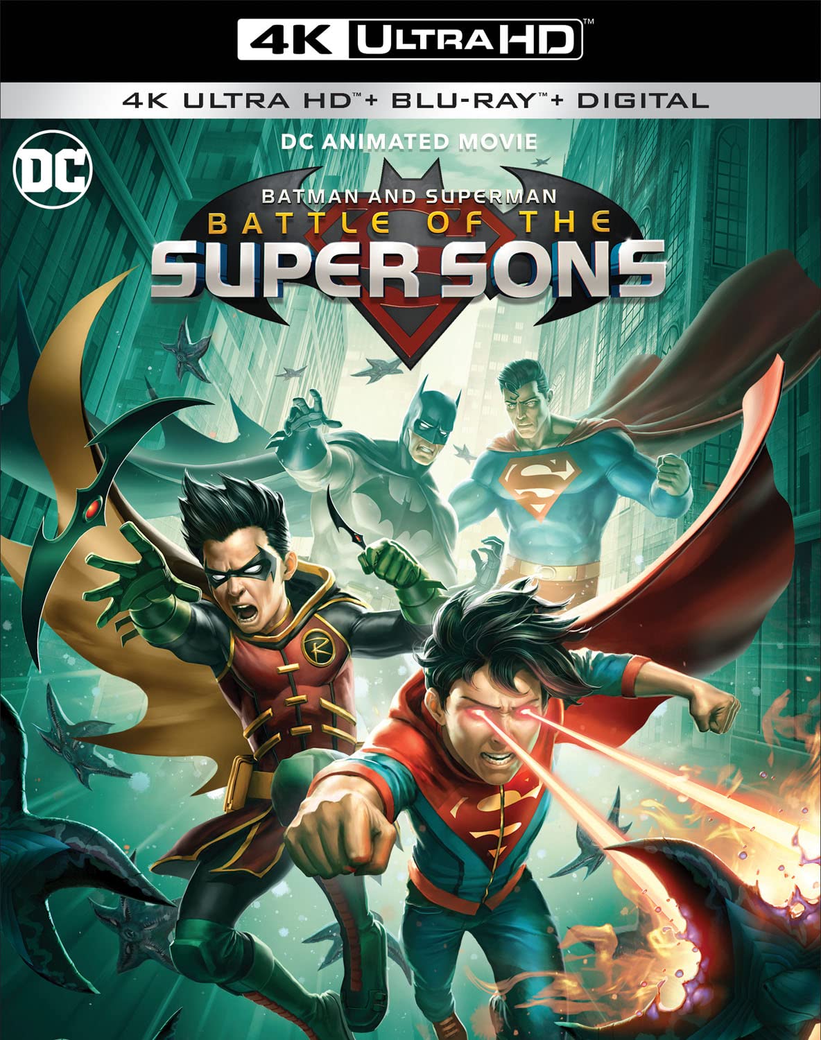 Batman and Superman- Battle of the Super Sons 4k Blu-ray