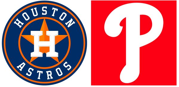 Astros & Phillies logos