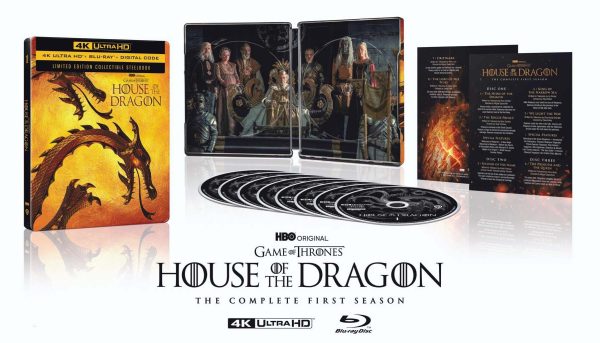 House of the Dragon Season One 4k Blu-ray Limited Edition SteelBook