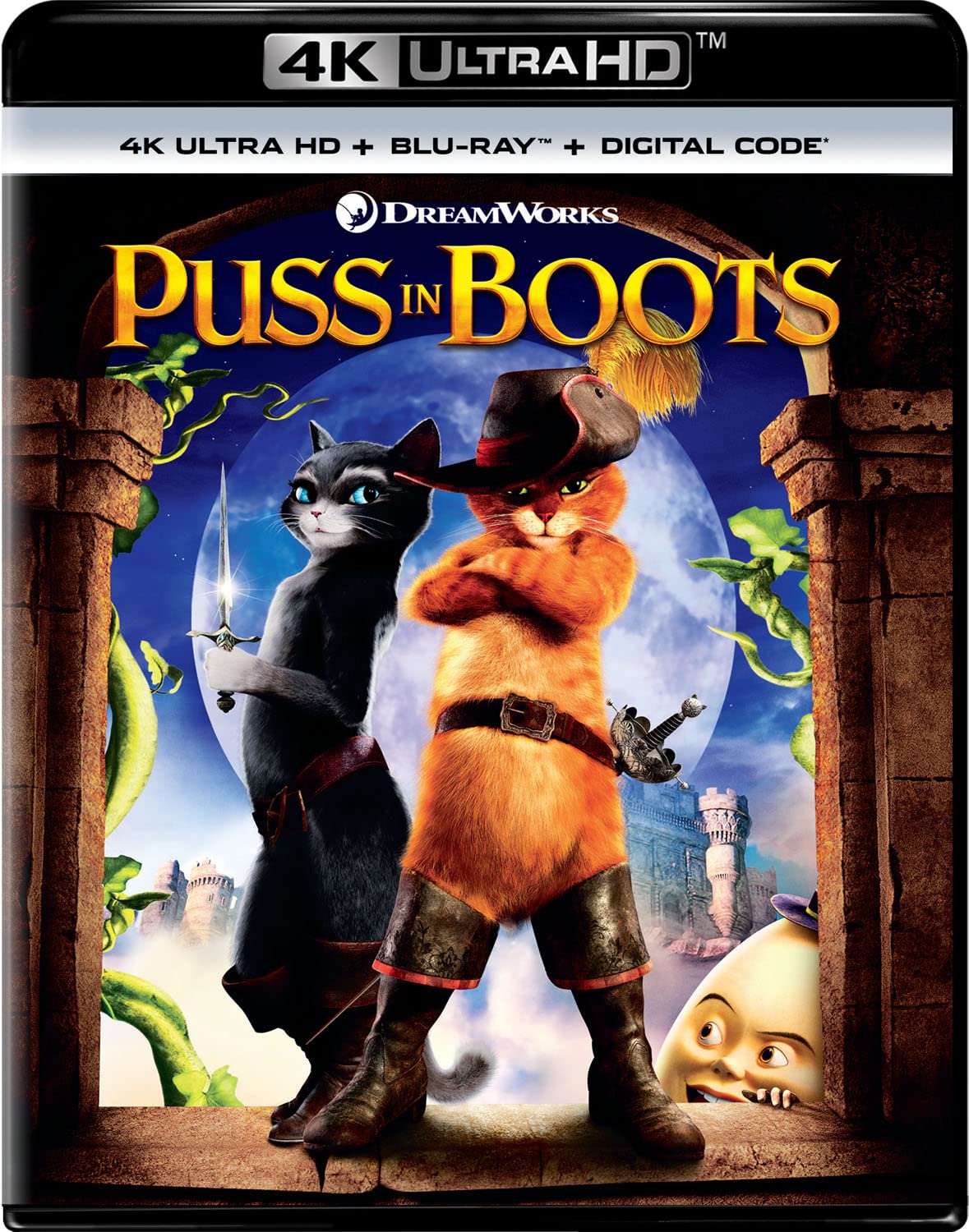 Puss in Boots 2011 4k Blu-ray