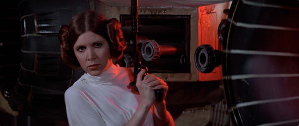 Star Wars: A New Hope (1977) starring Carrie Fisher
