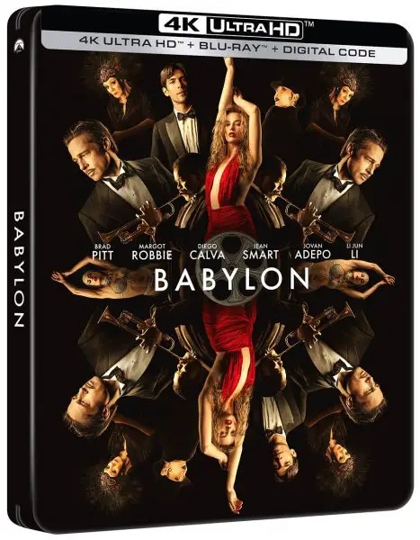 Babylon (2022) 4k Blu-ray/Digital SteelBook