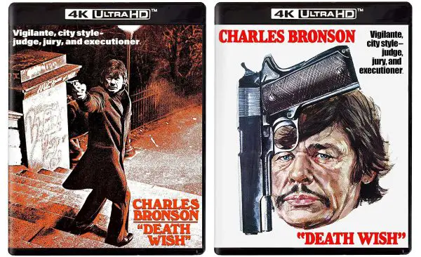 Death Wish (1974) 4k Blu-ray/Blu-ray w/reversible insert