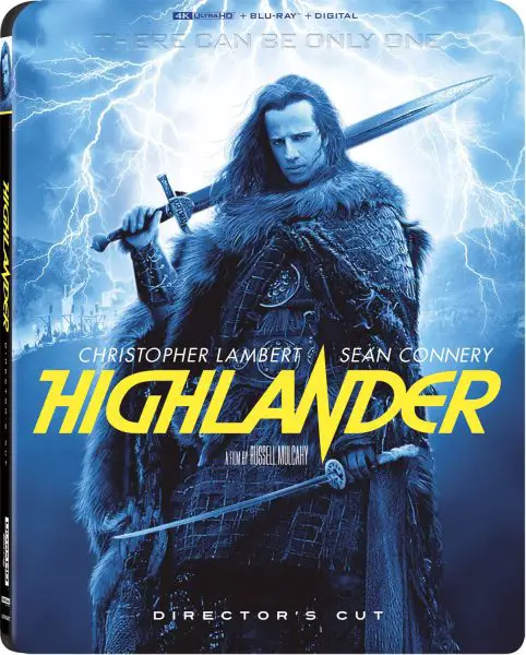 Highlander 4k Blu-ray