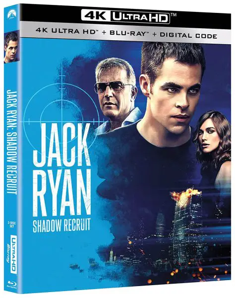 Jack Ryan: Shadow Recruit 4k Blu-ray