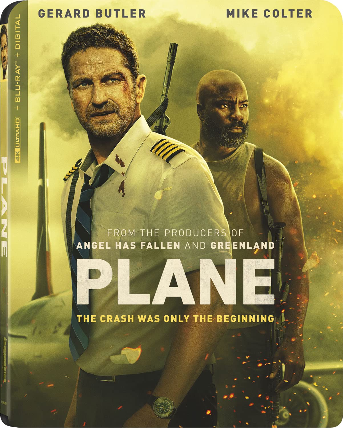Plane (2023) 4k Blu-ray/Blu-ray/Digital edition