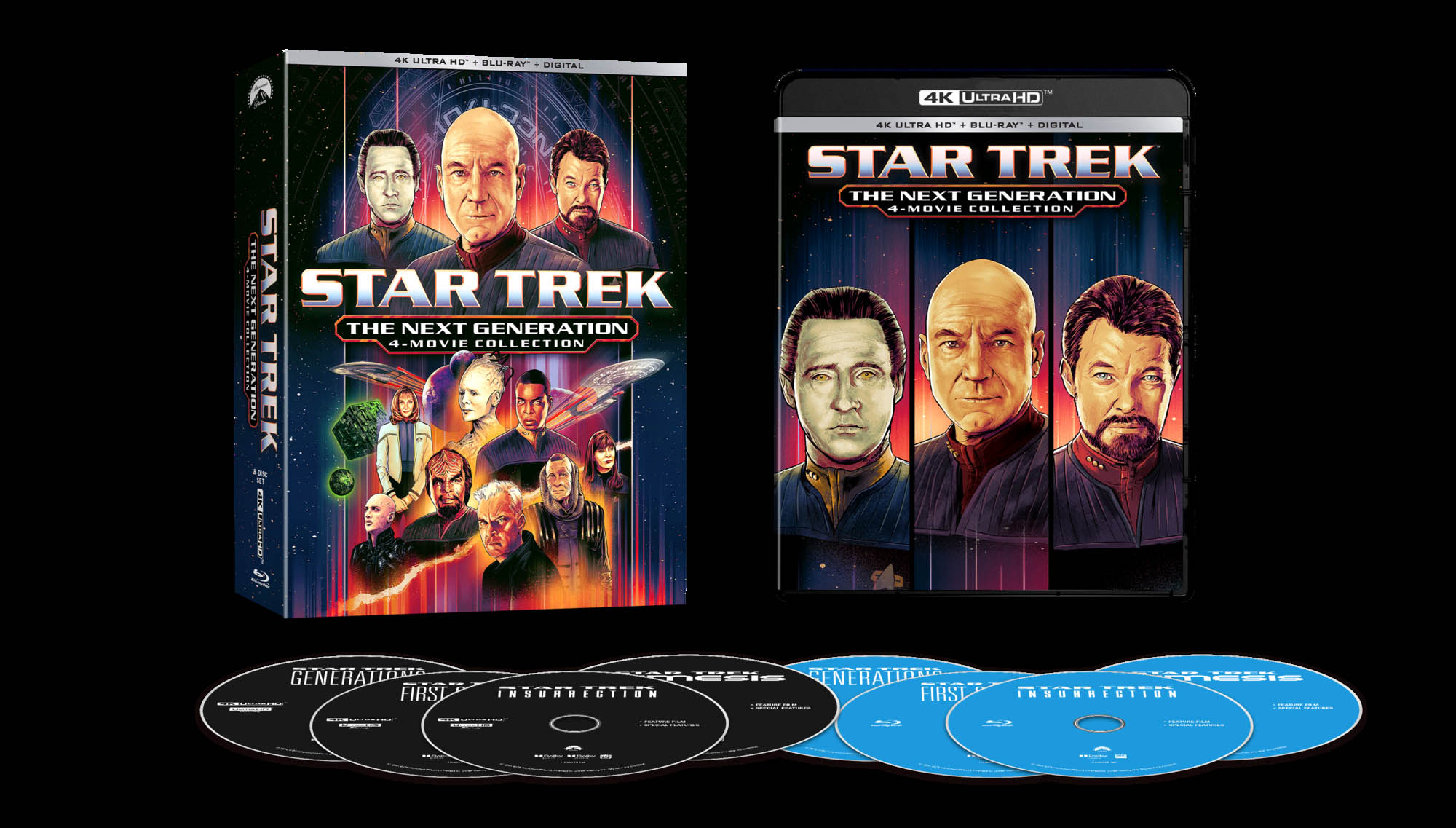 Star Trek: The Next Generation 4-Movie Collection 4k Blu-ray