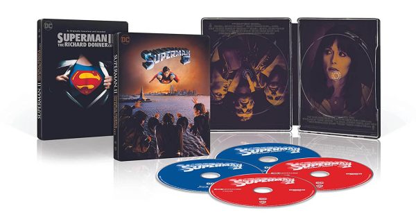 Superman II Theatrical Richard Donner Cut 4k Blu-ray SteelBook open