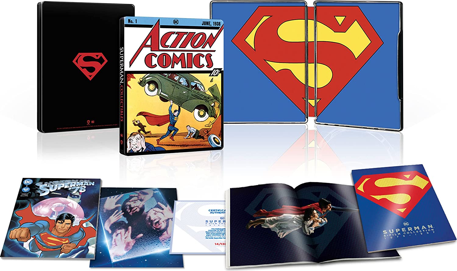 Superman 5 Film Collection 4k Blu-ray open