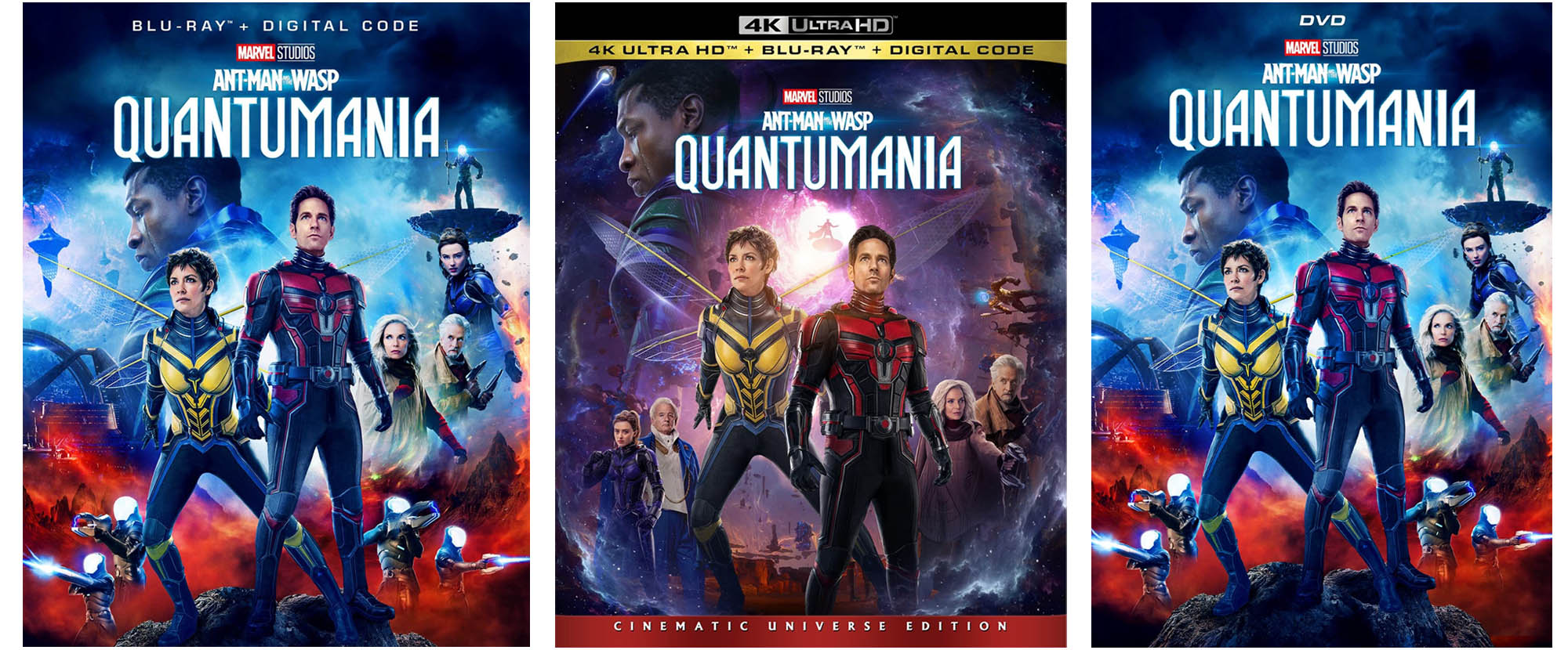 AntMan and the Wasp Quantumania 4k Bluray, Bluray & Digital Release