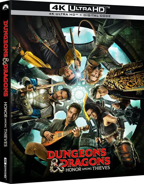 Dungeons & Dragons: Honor Among Thieves 4k Blu-ray