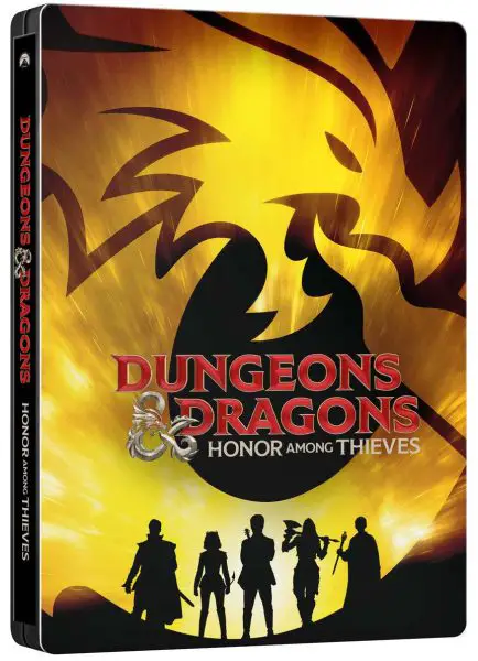 Dungeons And Dragons Among Thieves 4K Blu Ray Steelbook Angle