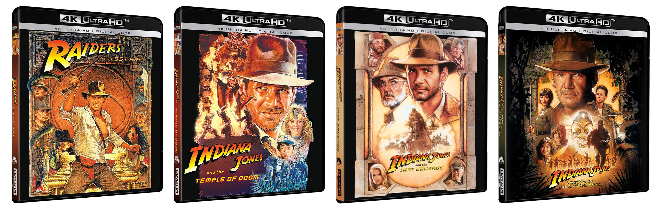 Indiana Jones 4k Blu-ray standard editions