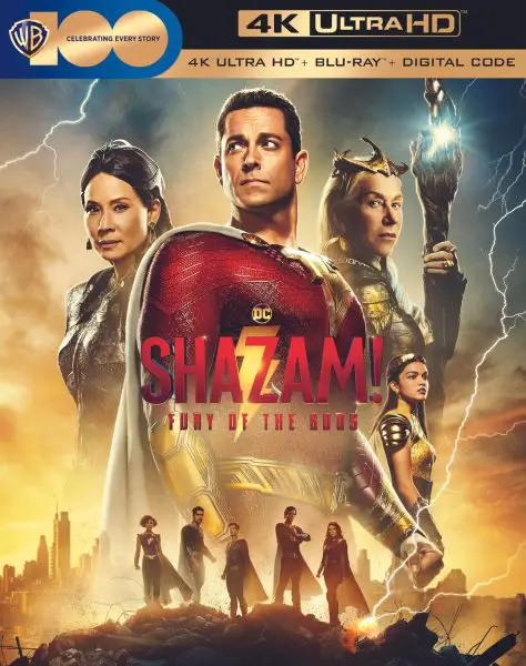 Shazam Fury of the Gods 4k Blu-ray Warner 100