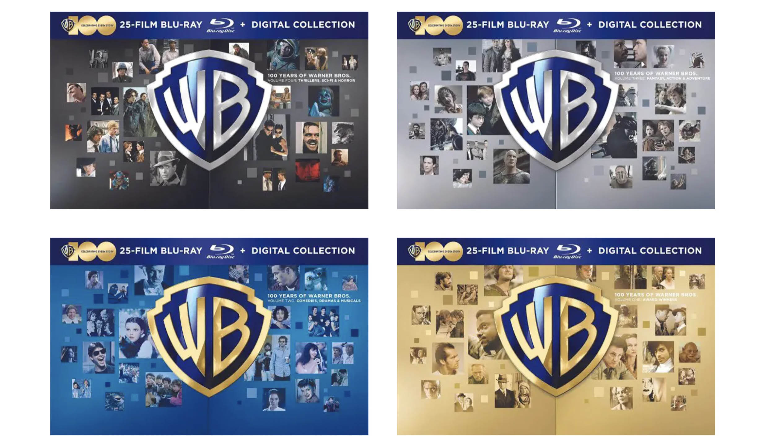 Warner Bros. 100 25-Film Blu-ray collections