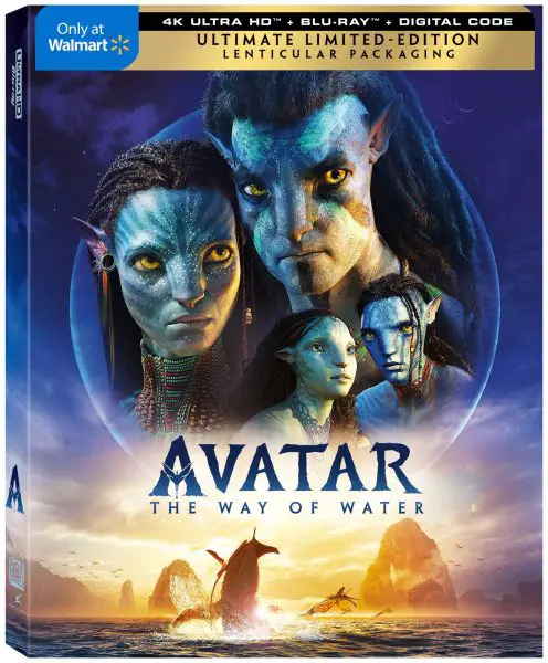 Avatar: The Way of Water 4k Blu-ray/Blu-ray/Digital Walmart Exclusive 