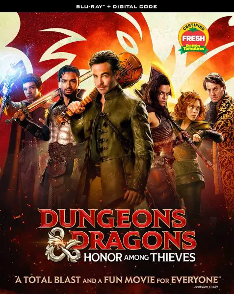 Dungeons & Dragons: Honor Among Thieves Blu-ray