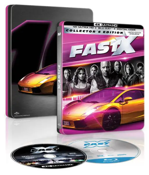 Fast X 4k Blu-ray SteelBook