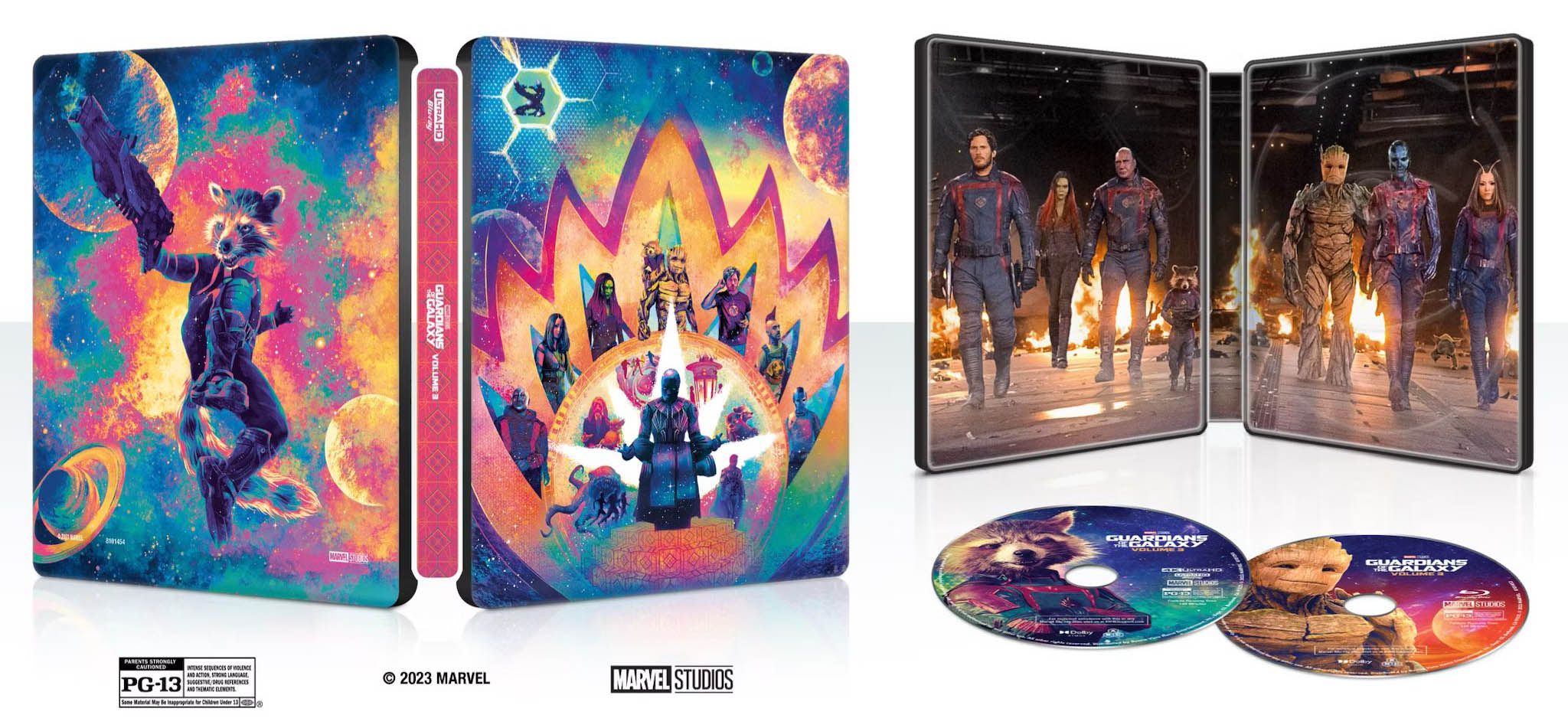 Guardians Of The Galaxy 3 4k Blu-ray SteelBook