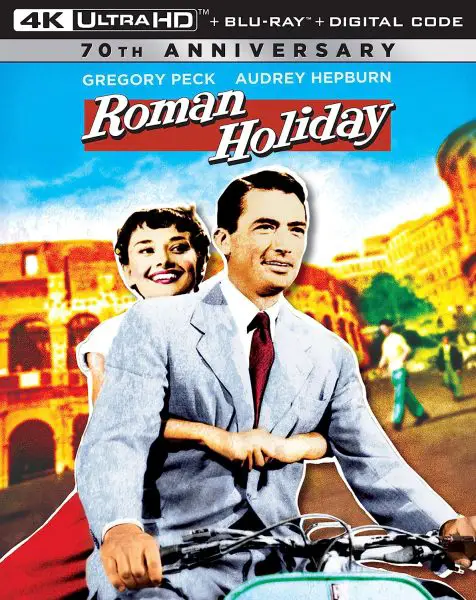 Roman Holiday (1953) 70th Anniversary 4k Blu-ray