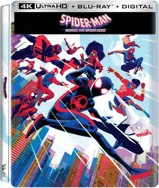 Spider-Man: Across The Spider-Verse  4k Blu-ray SteelBook
