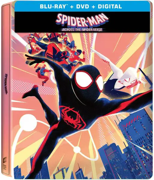Spider-Man: Across The Spider-Verse (2023) Walmart Exclusive Blu-ray/DVD/Digital SteelBook