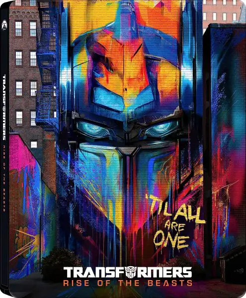 Transformers: Rise of the Beasts 4k Blu-ray SteelBook