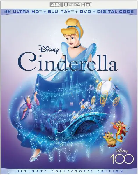Cinderella (1950) 4k Blu-ray Ultimate Collector's Edition 