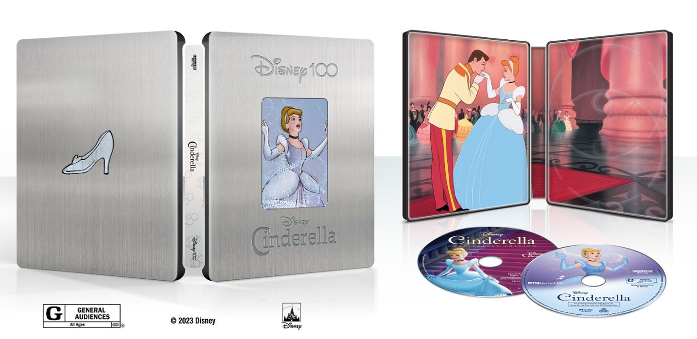 Cinderella (1950) 4k Blu-ray SteelBook Edition
