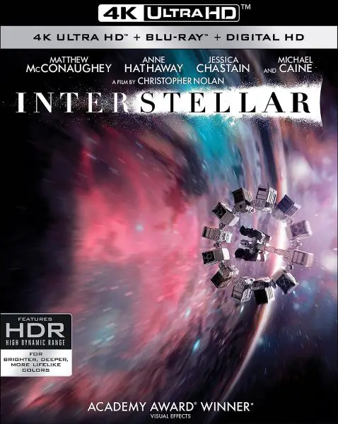 Interstellar (2014) 4k Blu-ray/Blu-ray/Digital 