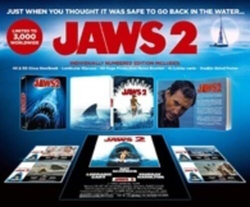Jaws 2 4k Blu-ray Limited Collector's Edition SteelBook