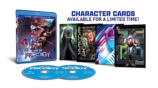 Star Trek: Prodigy: Season 1 – Episodes 11-20 on Blu-ray Disc with Character Cards