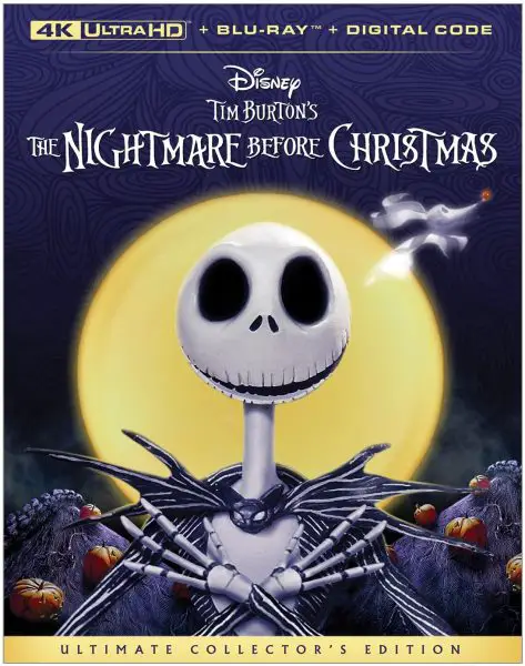 Tim Burton's The Nightmare Before Christmas (1993) 4k Blu-ray