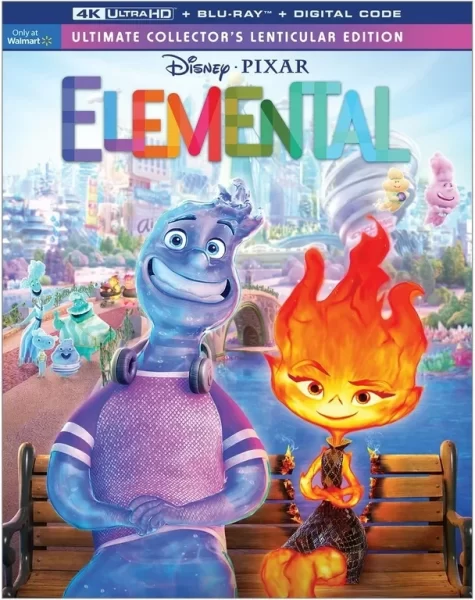 Elemental (2023) 4k Blu-ray Walmart Exclusive