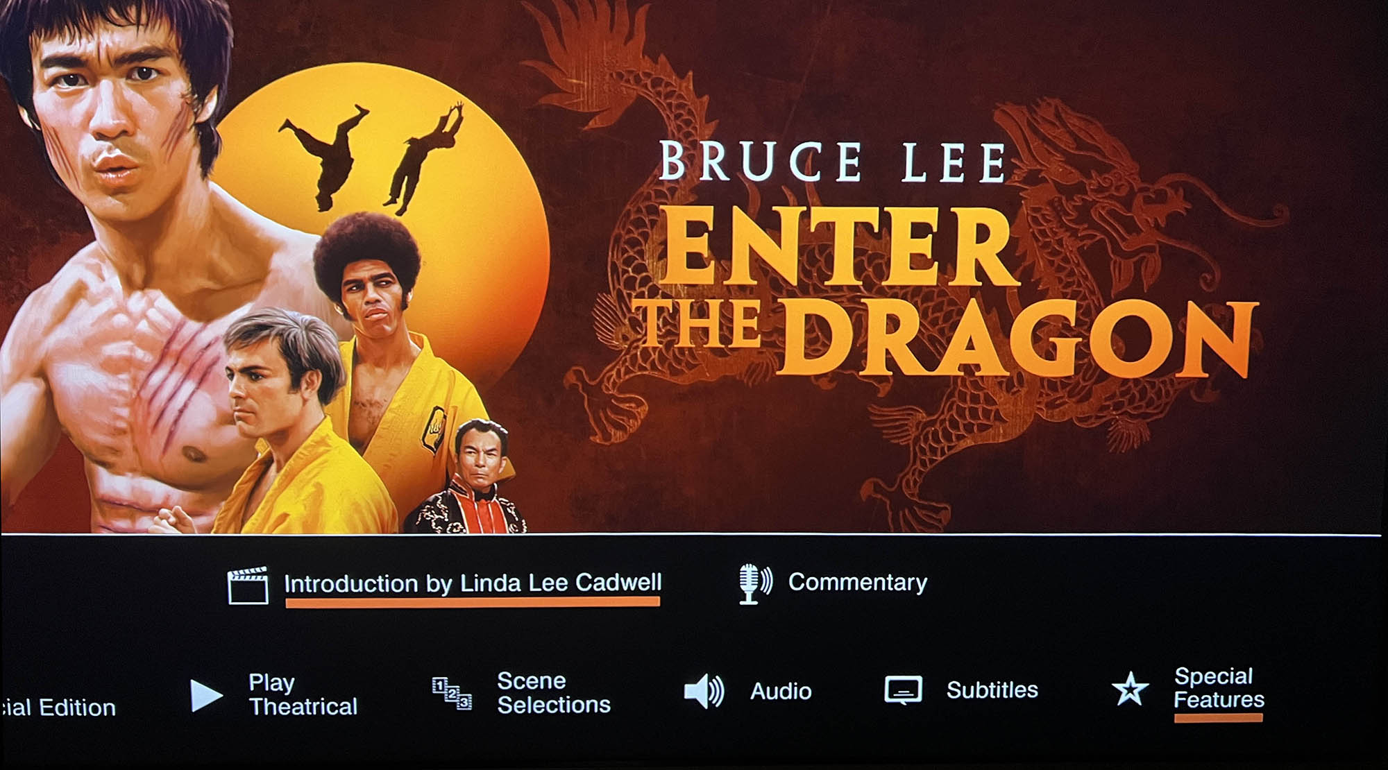 Enter the Dragon 4k Blu-ray special features 2000px