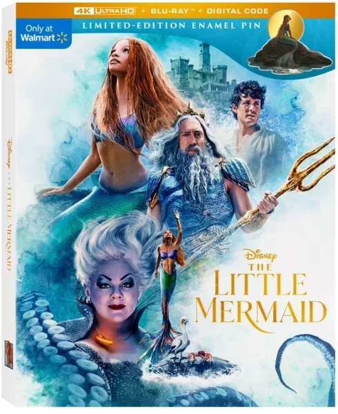The Little Mermaid (2023) 4k Blu-ray Walmart Exclusive