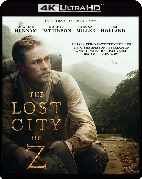 The Lost City Of Z 4k Blu-ray