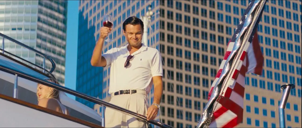 The Wolf Of Wall Street (2013) starring Leonardo DiCaprio