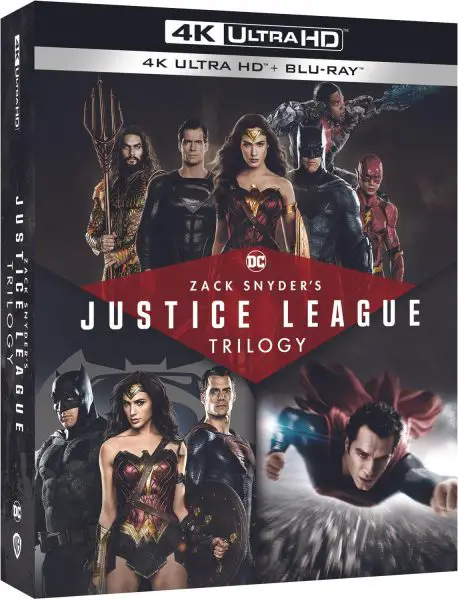 Zack Synder's Justice League Trilogy 8-disc 4k Blu-ray/Blu-ray