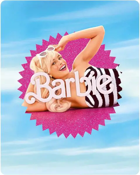 Barbie 4k Blu-ray Limited Edition SteelBook front