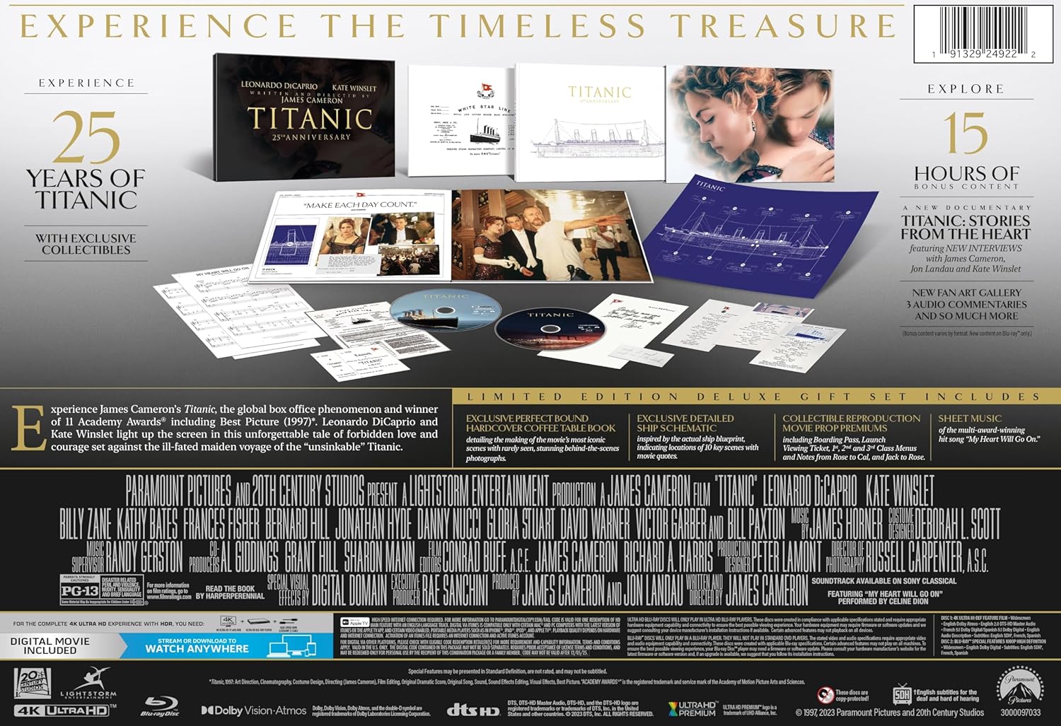 Titanic (1997) 4k UHD/Digital Collector's Edition 