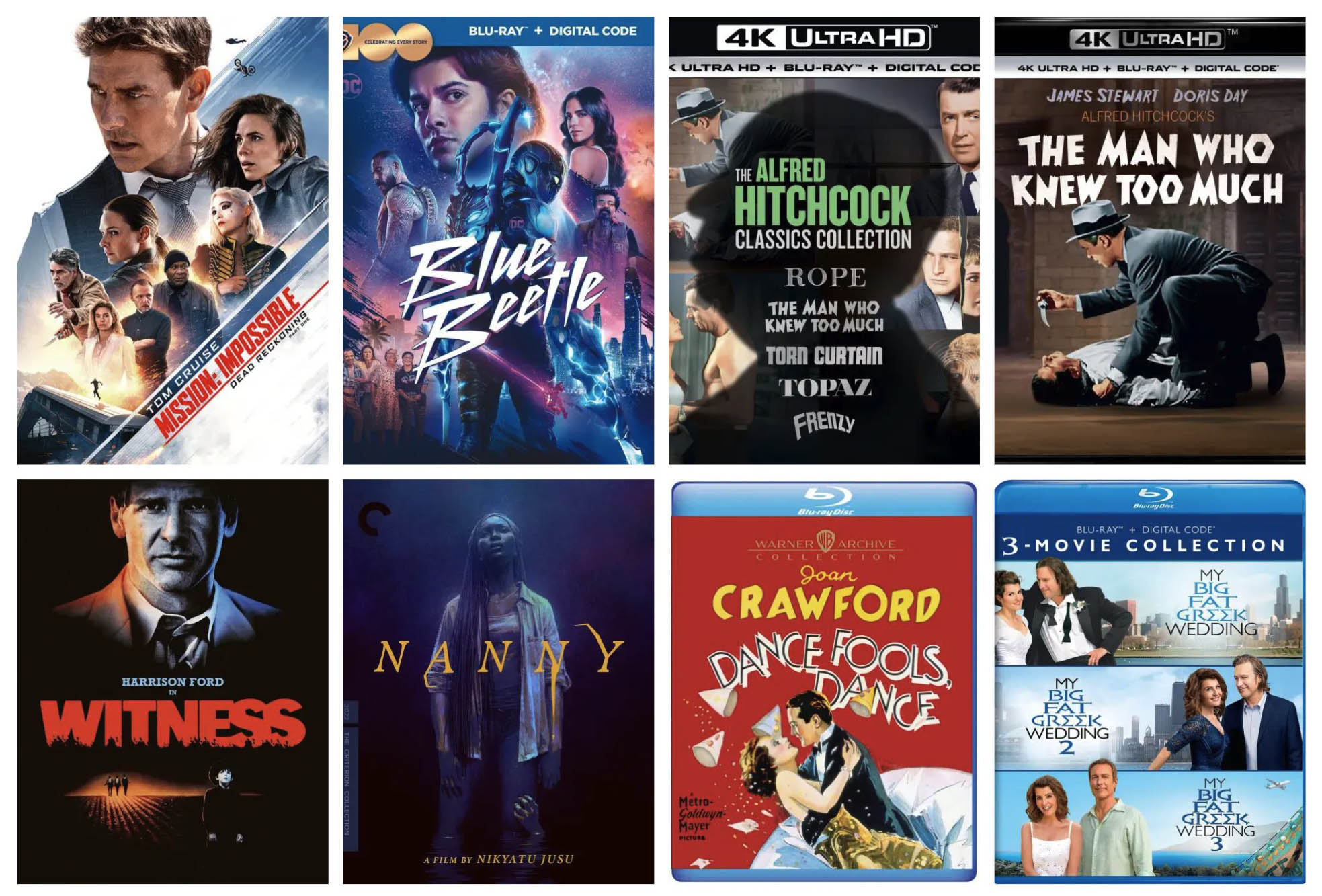 Mission: Impossible 7, Hitchcock 4k Vol. 3, Blu-ray Beetle, & More Blu-ray Releases Oct. 31