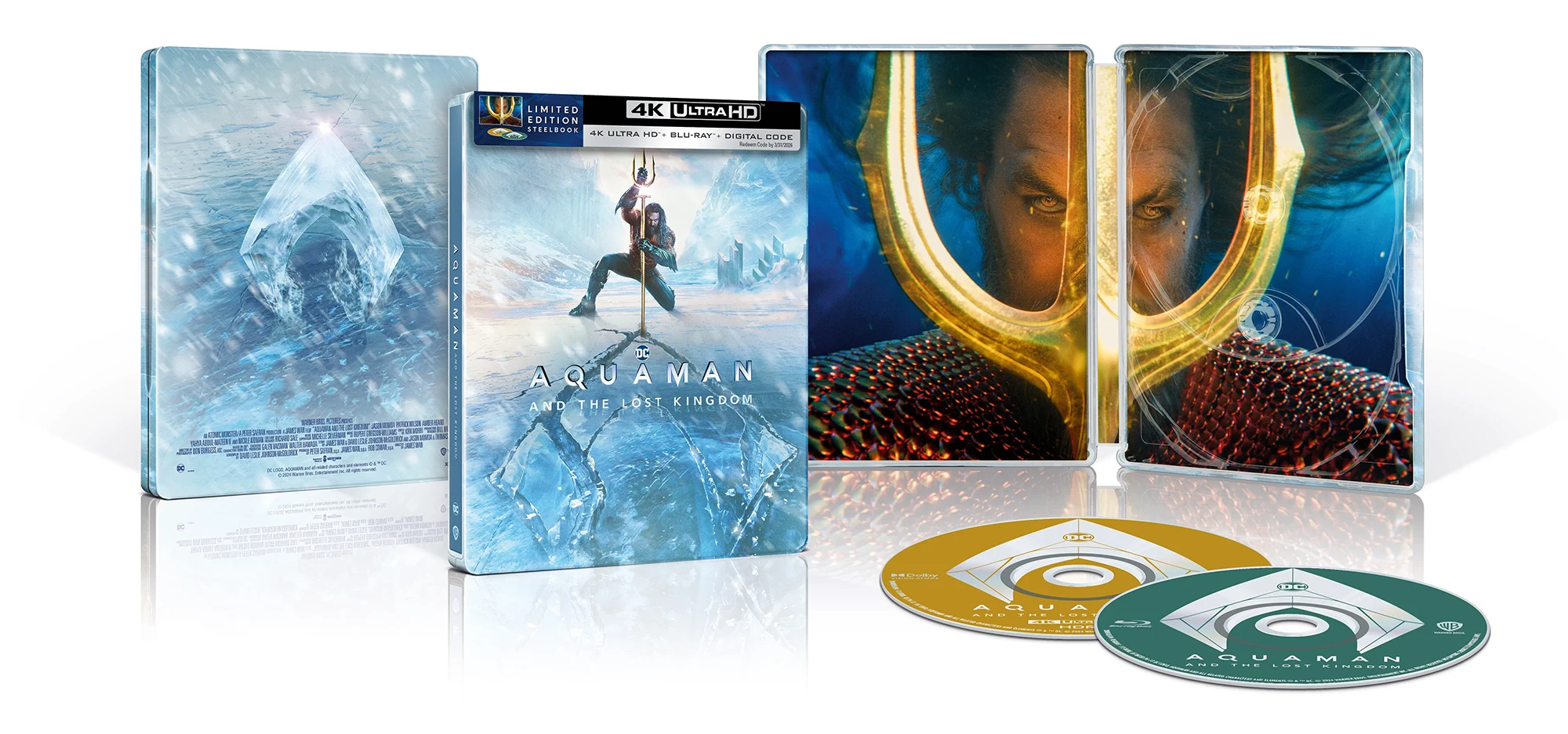 Aquaman and the Lost Kingdom 4k Walmart Exclusive SteelBook